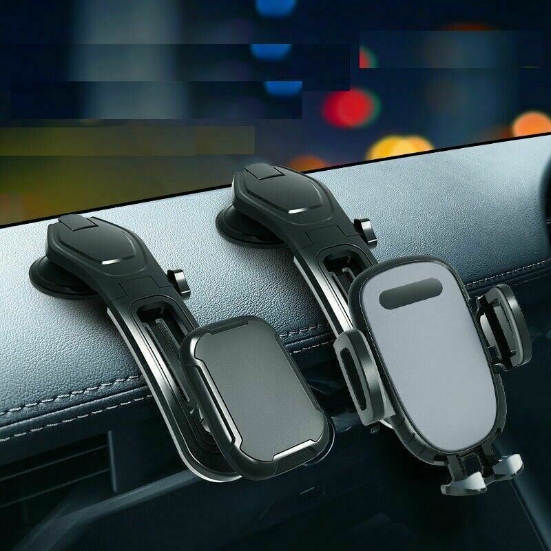 YFA 360 Rotatable Phone Mount Holder Car Dashboard Gravity Adjustable GPS Stand