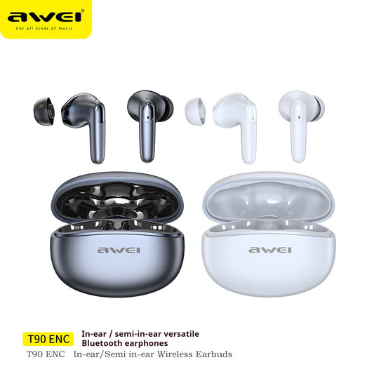 YFA AWEI ENC In-ear Semi-in-ear Noise Cancelling Bluetooth Headphones