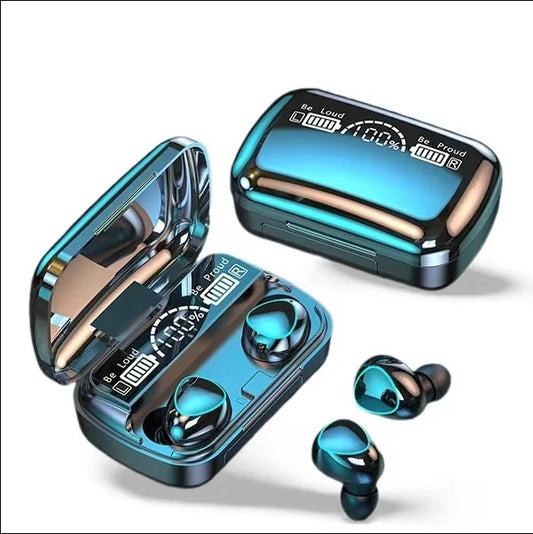 YFA Wireless Bluetooth Earphones Large Screen Intelligent Digital Display In Ear Breathing Light