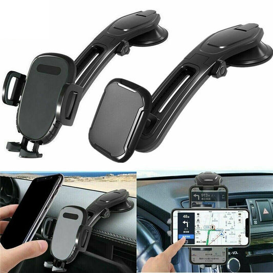 YFA 360 Rotatable Phone Mount Holder Car Dashboard Gravity Adjustable GPS Stand