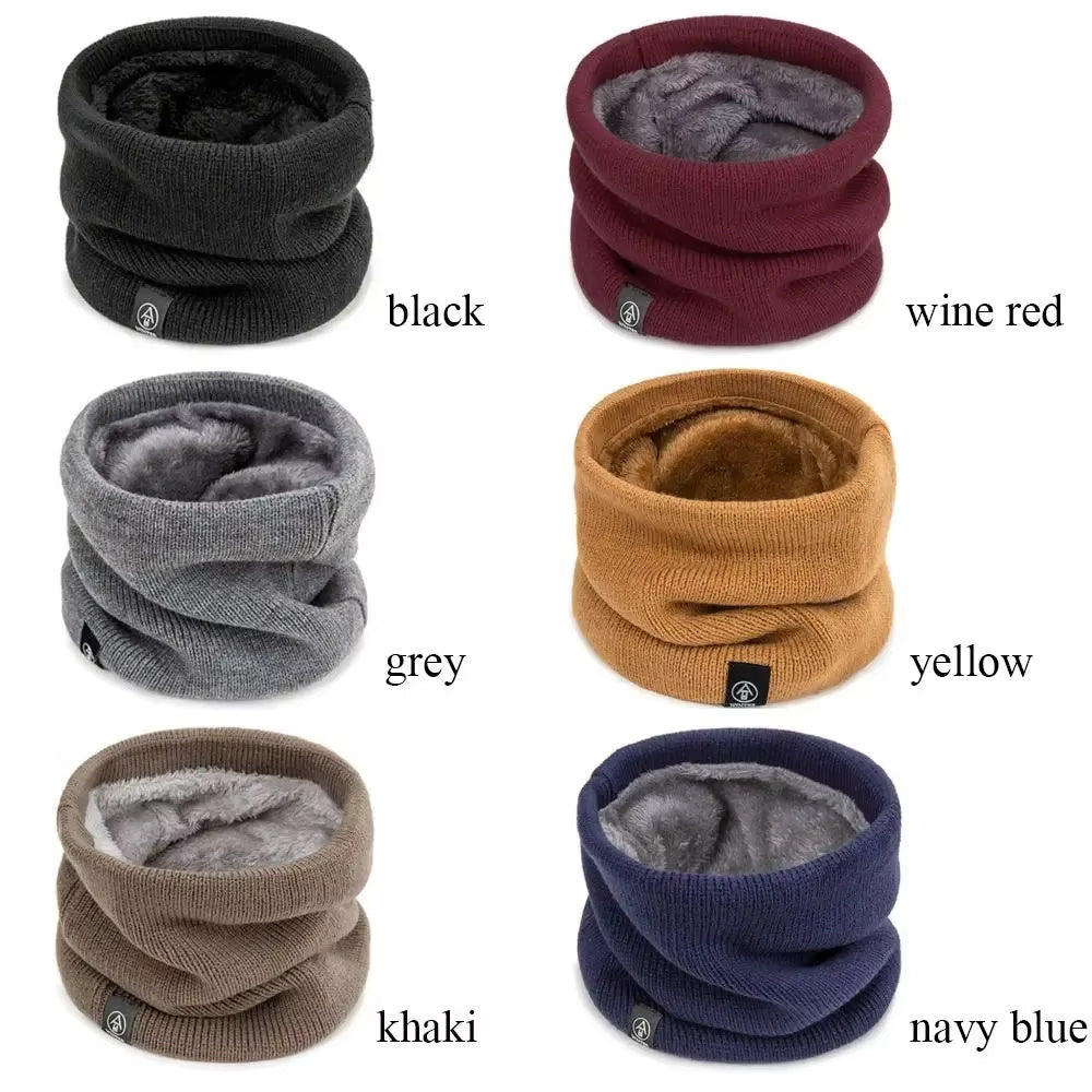 YFA Soft Knitted Neck Warmer Scarf for Women&Men