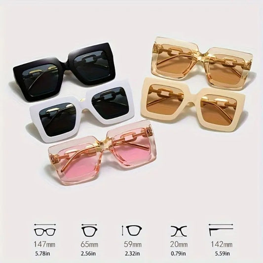 YFA Vintage Large Frame Glasses/Light Protection Glasses For Women