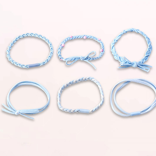 YFA 6 Pcs Scrunchies Hair Tie Accessories