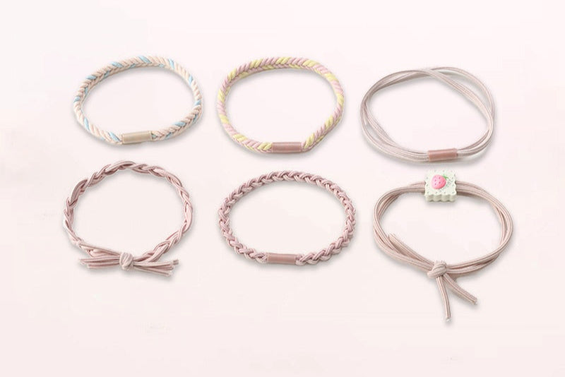 YFA 6 Pcs Scrunchies Hair Tie Accessories