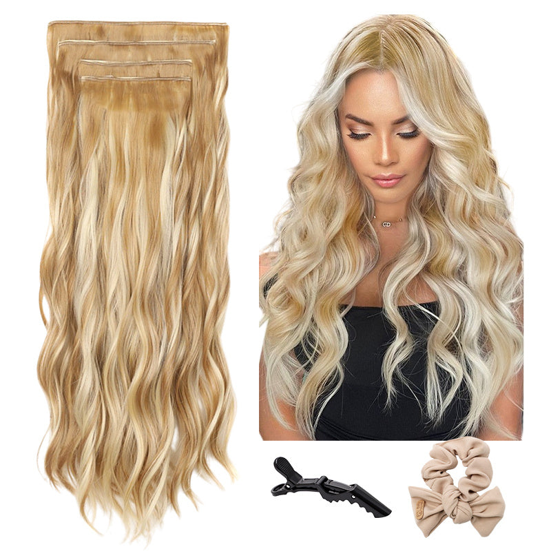 YFA Hair Extensions Long Straight Wavy Synthetic /Hair Extension for Everyday Fashion Accessories