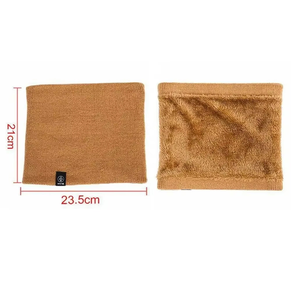 YFA Soft Knitted Neck Warmer Scarf for Women&Men