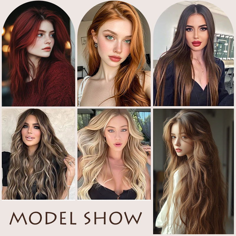 YFA Hair Extensions Long Straight Wavy Synthetic /Hair Extension for Everyday Fashion Accessories